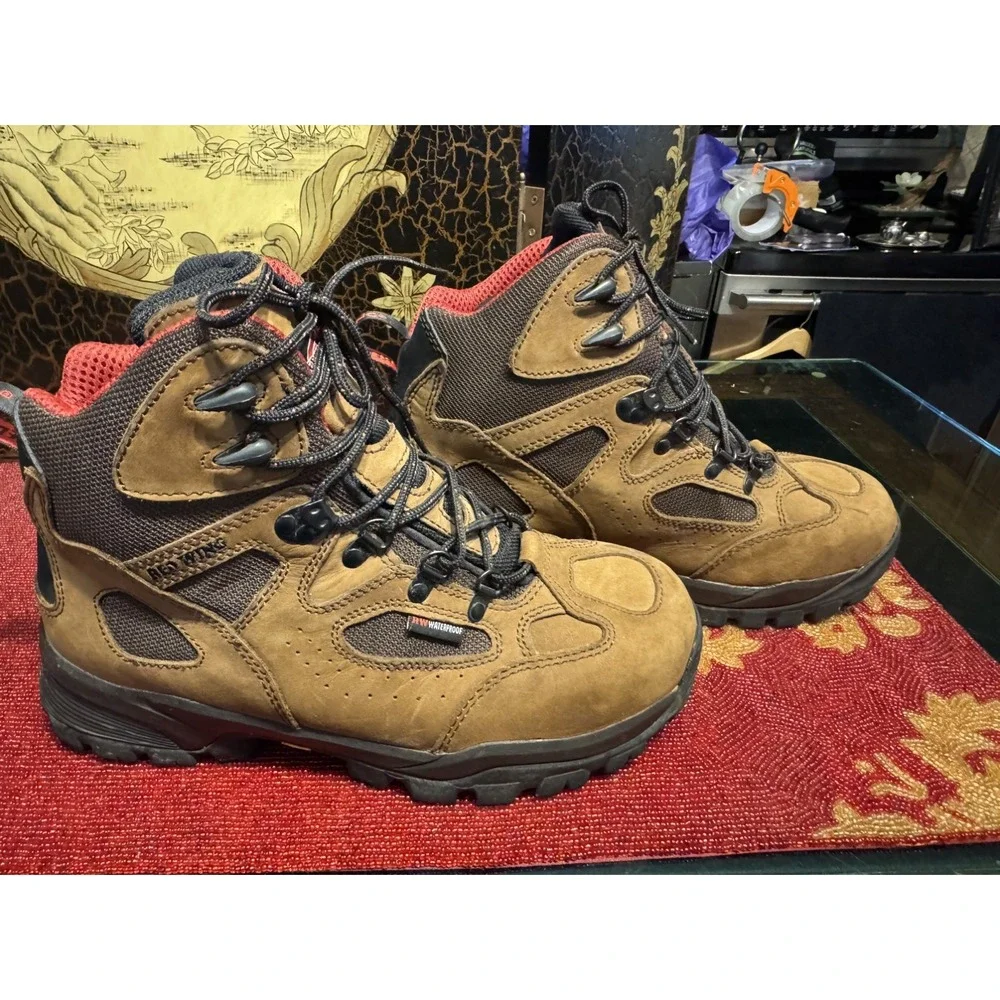 Red Wing 6674 TruHiker Mens 9 D Waterproof Safety Toe Leather Vibram Work Boots
